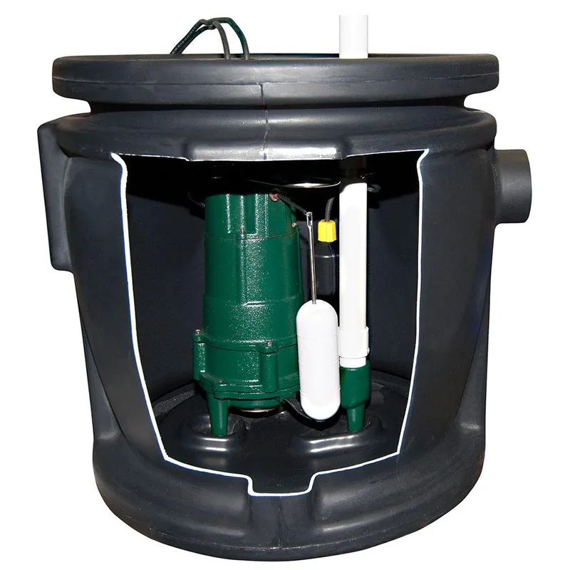 Zoeller Pump Co 912-0020 1/2 HP Job Ready Simplex Sewage Package