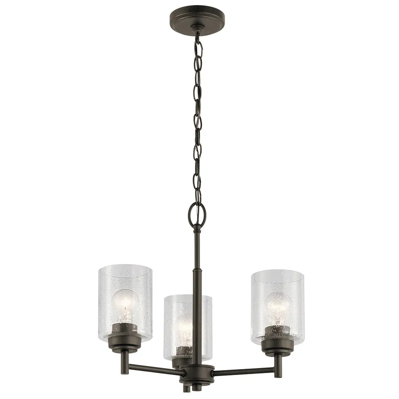 Kichler 44029OZ The Winslow 15.25in Mini Chandelier