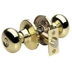 Master Lock BC0103KA4 Door Lock, Keyed Alike, Biscuit Knob, Adjustable Backset