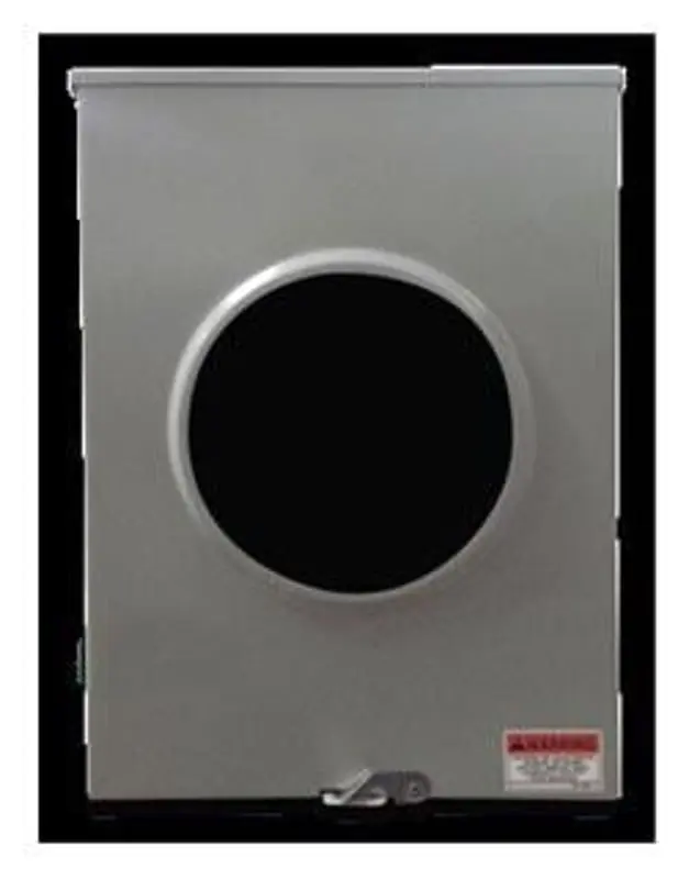GE UTH7330UFLGE 320 Amp Meter Socket, 7 Terminal, Lever Bypass
