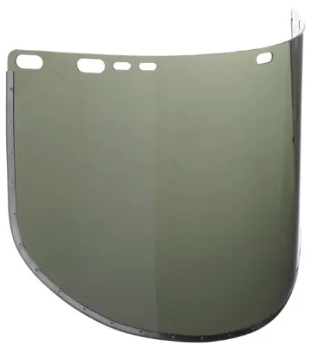 Jackson Safety 29087 F20 D Shape Unbound Face Shield Window 9 in x 15-1/2 in