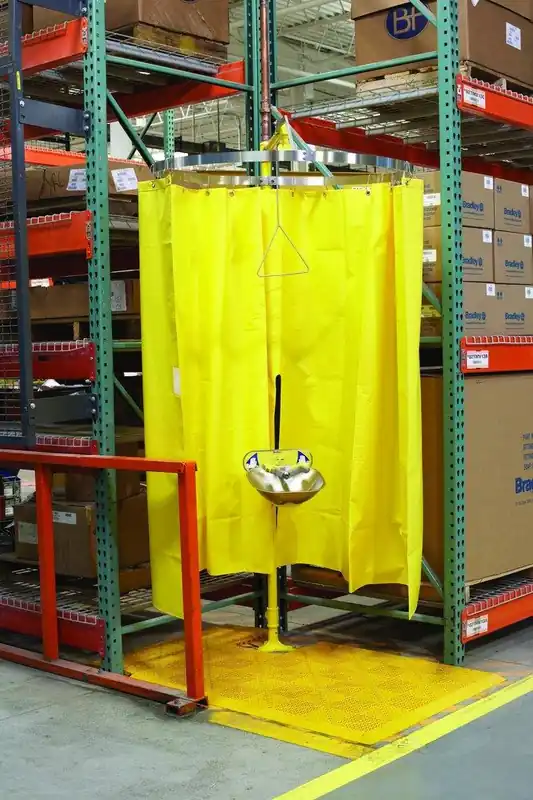 Bradley Corporation S19-330 Privacy Curtain in Yellow