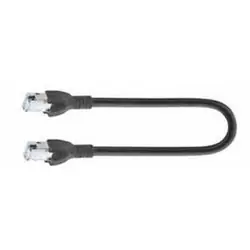 BELDEN E503003010S1 Copper Patchcord, Non-modular, Commercial, 3 M CAT 5E PATCH CORD, IND PVC JKT STR 24-4 PR BLK, RJ45-RJ45 LVL 2