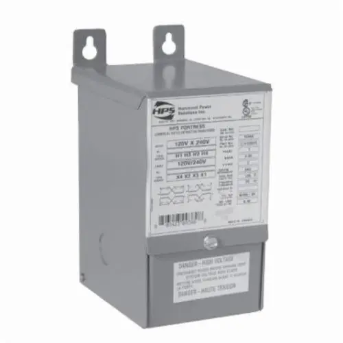 HPS C1FC50LE Fortress Commercial Potted Distribution Transformer 240/480 VAC 120/240 VAC Replacement MPN