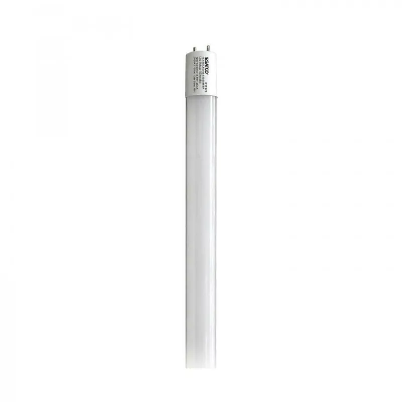 Satco S11920 13.5 Watt T8 LED 3000K Medium Bi Pin Base 50000 Average Rated Hours 1700 Lumens Dimmable Type B Ballast Bypass Single Ended Wiring