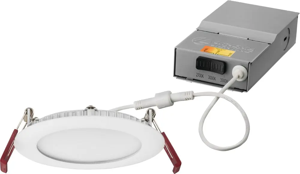 Acuity Brands WF4LED27K30K35K90CRIMWM6 Lithonia Downlight Power Dimmable Round Wafer Thin