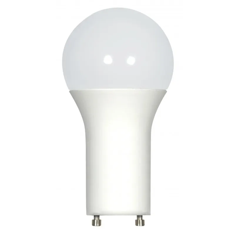 SATCO S29805 15 Watt A19 LED Frosted 4000K GU24 Base 220 Degree Beam Angle