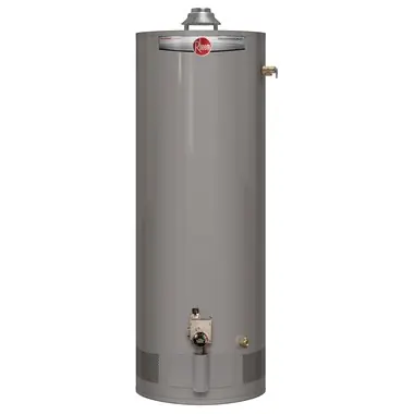 Rheem PROG40S-31PRH62 Professional Classic Gas Water Heater, Atmospheric, ECA III, 40 Gallon, 31k BTU, Propane, 62% EF, Short