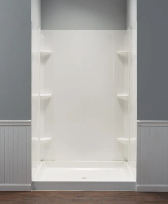 Mustee 247WHT Durawall Shower Wall System - White