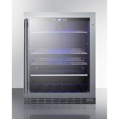 Summit Appliance ALBV2466 Beverage Center For Built-In Or Free Standing Use, Residential/Commercial, ADA Compliant