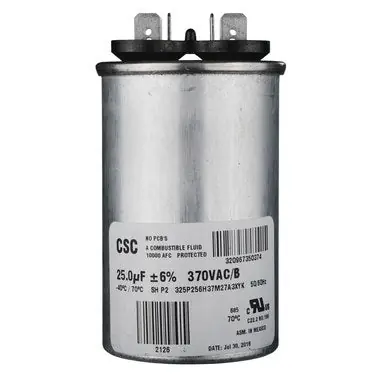 York S1-024-23182-700 Capacitor Run Single 30 MFD 370 Volt Round 12217