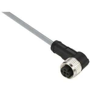 Telemecanique Sensors XZCPV1241L10 Pre-Wired Elbowed Female Connector