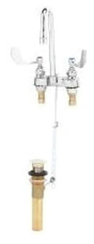 T&S Brass B-0893 Medical Lav Faucet Deck Mount Swivel/Rigid Gooseneck