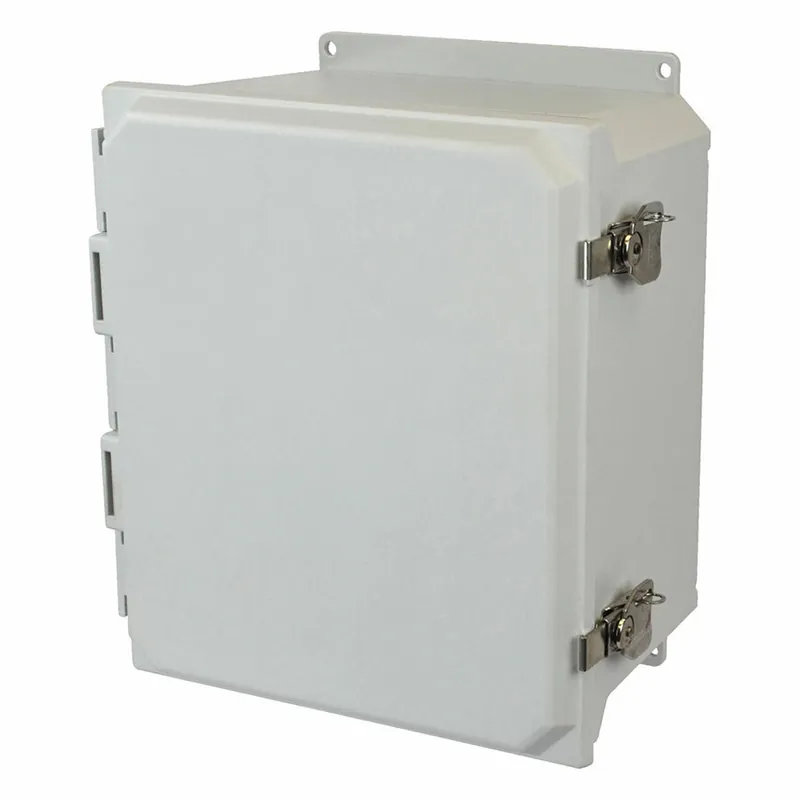 Allied Moulded Products AMU1426TF 14X12X6 UL ENCL HNG TL CVR FLNG