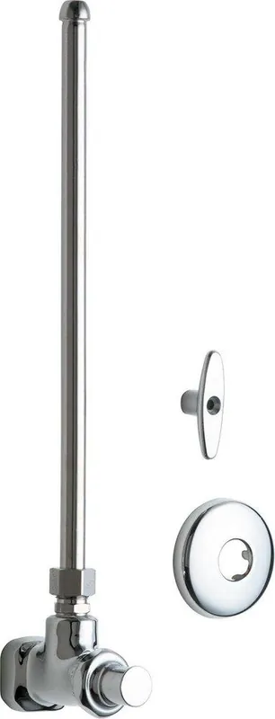Chicago Faucets 1006-ABCP Faucet 1/2 x 12 in. Supply Kit in Polished Chrome