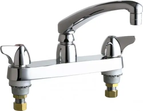 Chicago Faucet 1100-E35ABCP Kitchen Sink Faucet 1.5 gpm
