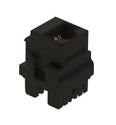 Legrand-On-Q WP3450BK Cat 5e Keyed RJ45 Keystone Connector, Black