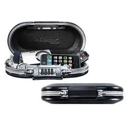 Master Lock 5900D Combination Personal Safe Portable 9-17/32 Width x 4-59/64 Depth x 2-1/4 Height