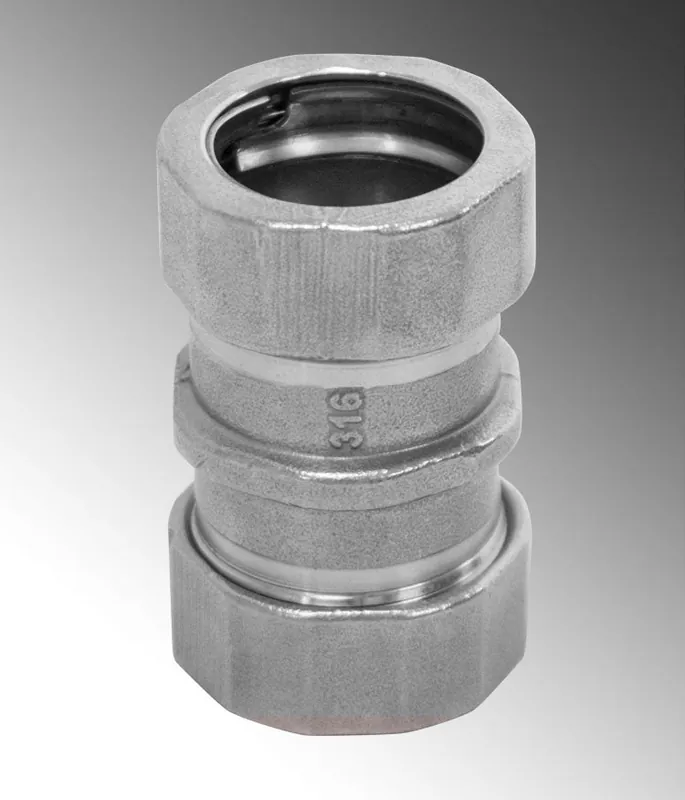Atkore S20700CC00 CAL PIPE 3/4 SS EMT Compression Union