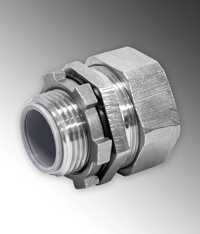 Atkore S60500FCS0 Cal Pipe 1/2 SS Straight Flex Connector