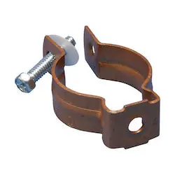 nVent CADDY CD3B37CP Bolt Close Pipe Clamp for Copper Tube 1 1/2 3/8