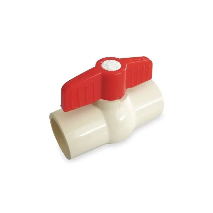 Mueller 107-126, 1-1/4 Socket CPVC Ball Valve Inline