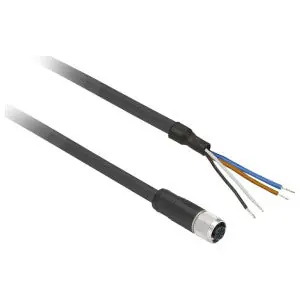 Telemecanique Sensors XZCP1141L2 Pre-Wired Straight Female Connector