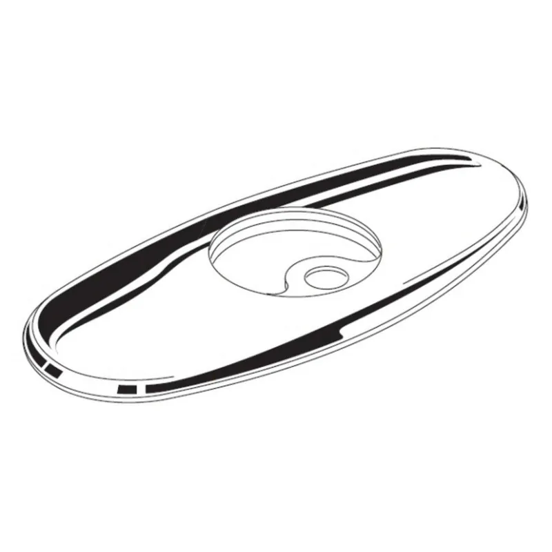 American Standard 2000102P.278 Ceramix Escutcheon Plate Only for American Standard 7075.100 Lavatory Faucet