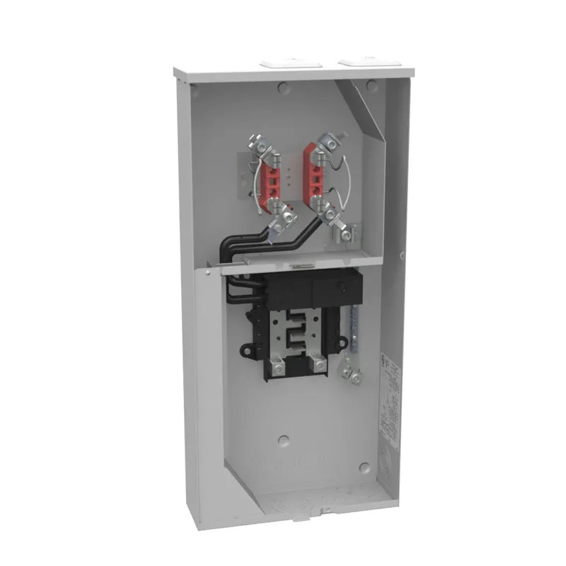 Milbank U5168-XTL-200-KK-CECHA 4 Term, Ringless, 2 Small Closing Plates, 1-200 Amp, Main Breaker, 8 Branch Circuit, Horn Bypass, Commonwealth Edison Chicago Housing Authority