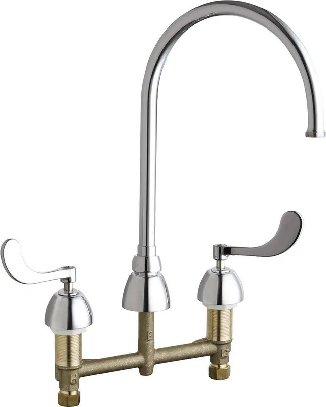 Chicago Faucets 786-GN8AFCABCP Ecast® in Polished Chrome Hot and Cold Water Dispenser