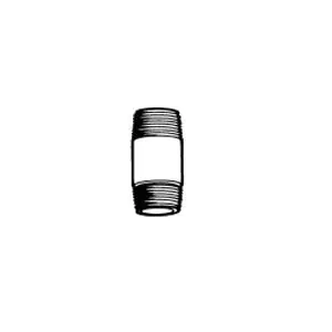 Approved Vendor B00347 Conduit Nipple 1 x 3 in Galvanized