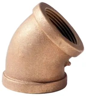 Merit Brass X102-48 45 Deg Pipe Elbow 3 In