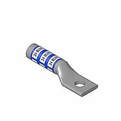 THOMAS & BETTS 54918BE Copper One-Hole Lug Long Barrel Blind End Max 35kv Wire Size 500 Kcmil 1/2 Inch Bolt Size