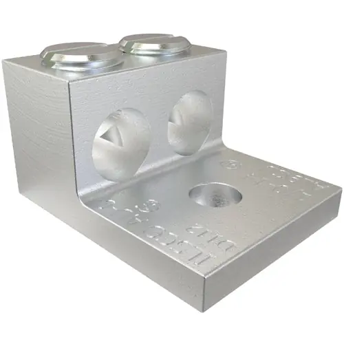ECM Industries AU-0 ILSCO (1/0-14) 2-HOLE ALUM LUG