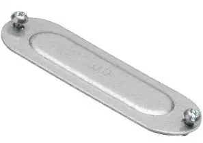 Bridgeport SC-61 Cover, Conduit Body, Steel, Size 1/2 Inch