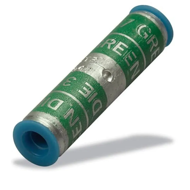 COLOR-KEYED 60568 Two-Way Aluminum Splice Connector Wire Size 400 kcmil Die Code 94 Die Color Code Green