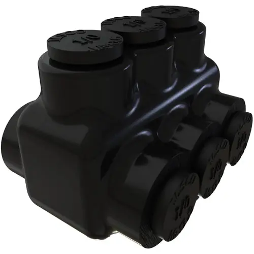 ECM Industries PBTD-3-1/0 ILSCO AL MECH (3) 1/0-14 INS DUAL ENTRY W UL