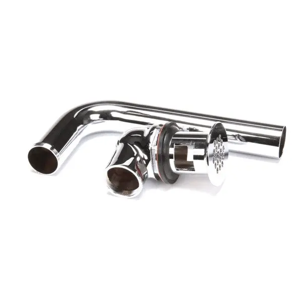 T&S Brass B-0898-OF GRID DRAIN ASSEMBLY OFFSET POLISHED CH