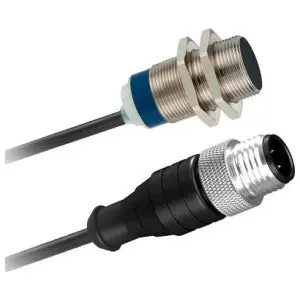 Telemecanique Sensors XS618B1MAL01U78 OsiSense XS Series Inductive Proximity Sensor Metal 24/240V AC/DC 70 Deg. C 2.05 in. Thread 2.44 in. L