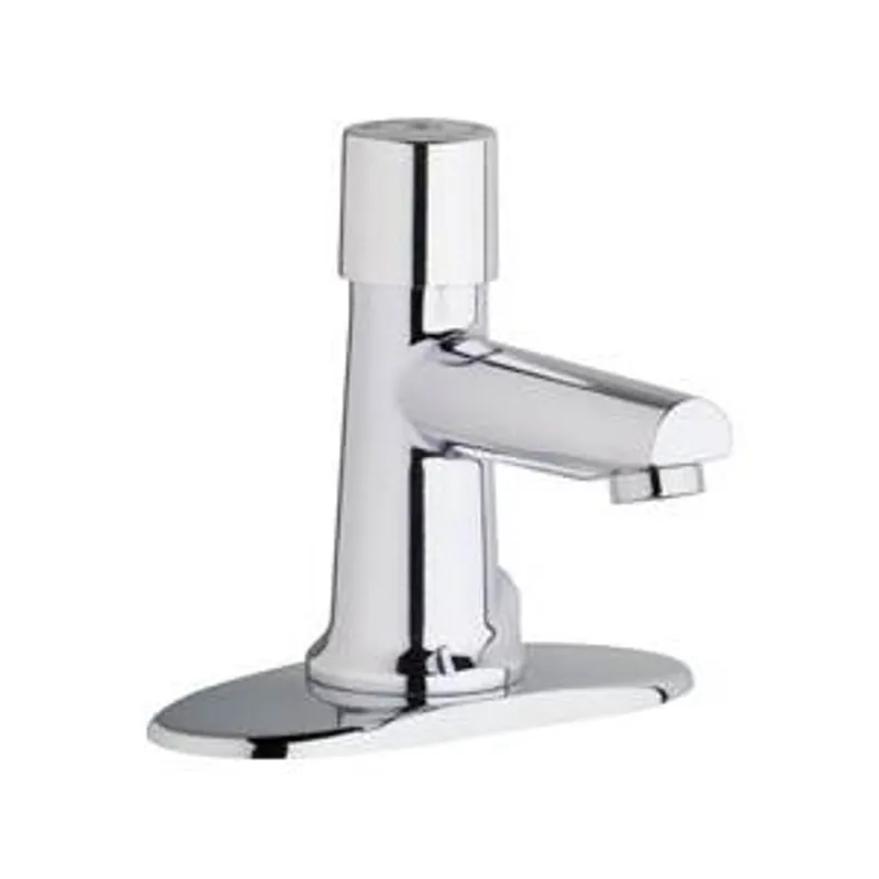 Chicago Faucet 3501-4E39VPABCP Lav Faucet, Manual Metering