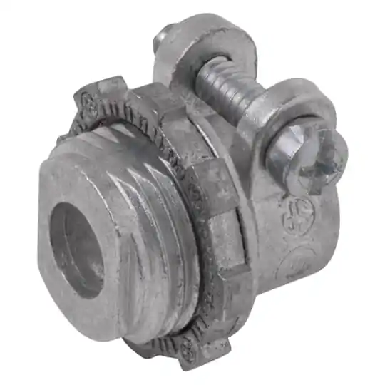 ABB XC278A Steel City XC-278A 3-1/2 Inch Armored Cable Flexible Die-Cast Squeeze Connector