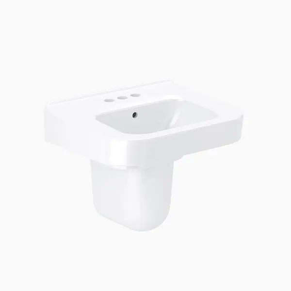 Sloan 3873076 SS3006 STG WH LEDGEBACK LAV 4 CSET