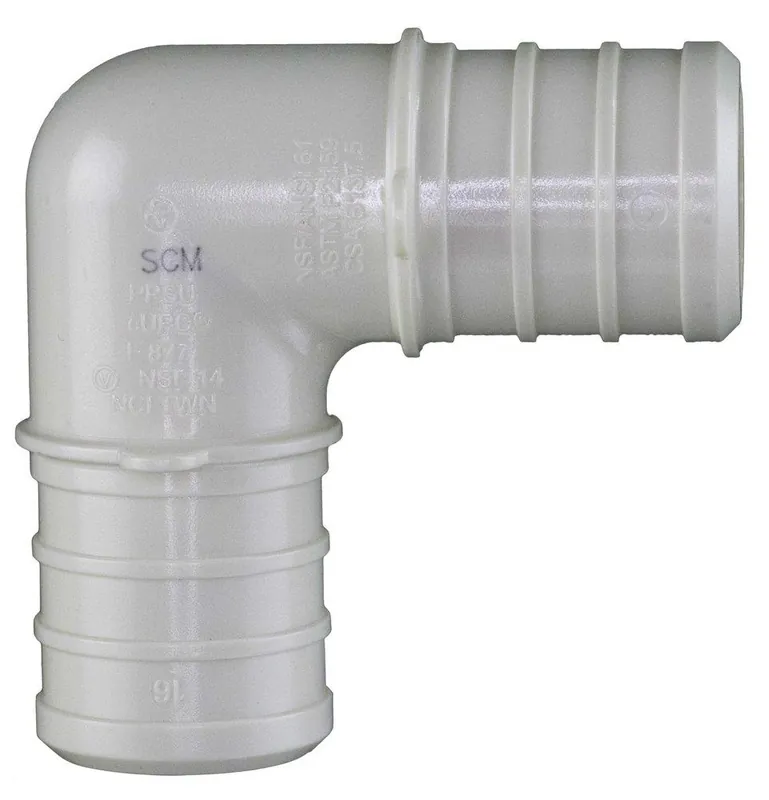 Sioux Chief 642PX3 Crimp™ 3/4 in. 90 Degree Schedule SDR 9 Plastic Elbow