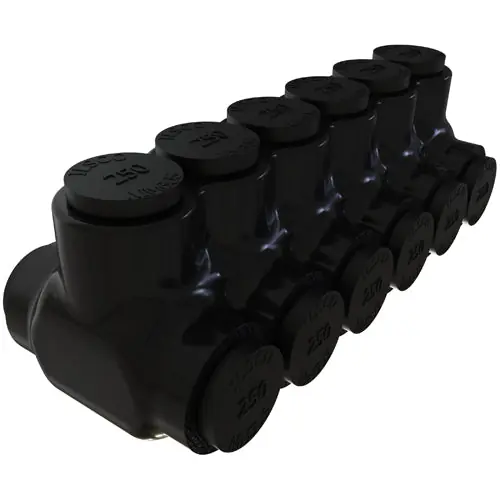 ECM Industries PBTD-6-250 ILSCO AL MEC (6) 250MCM-6 INS DUAL ENTRY T UL