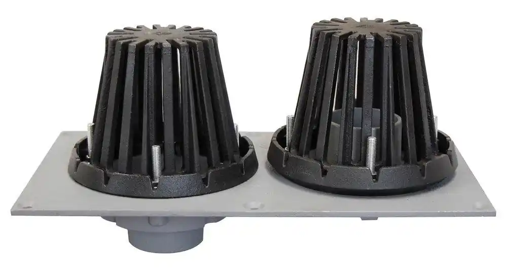 Sioux Chief 867-DI3 Roof Drain & Overflow Combo 3in NH CI