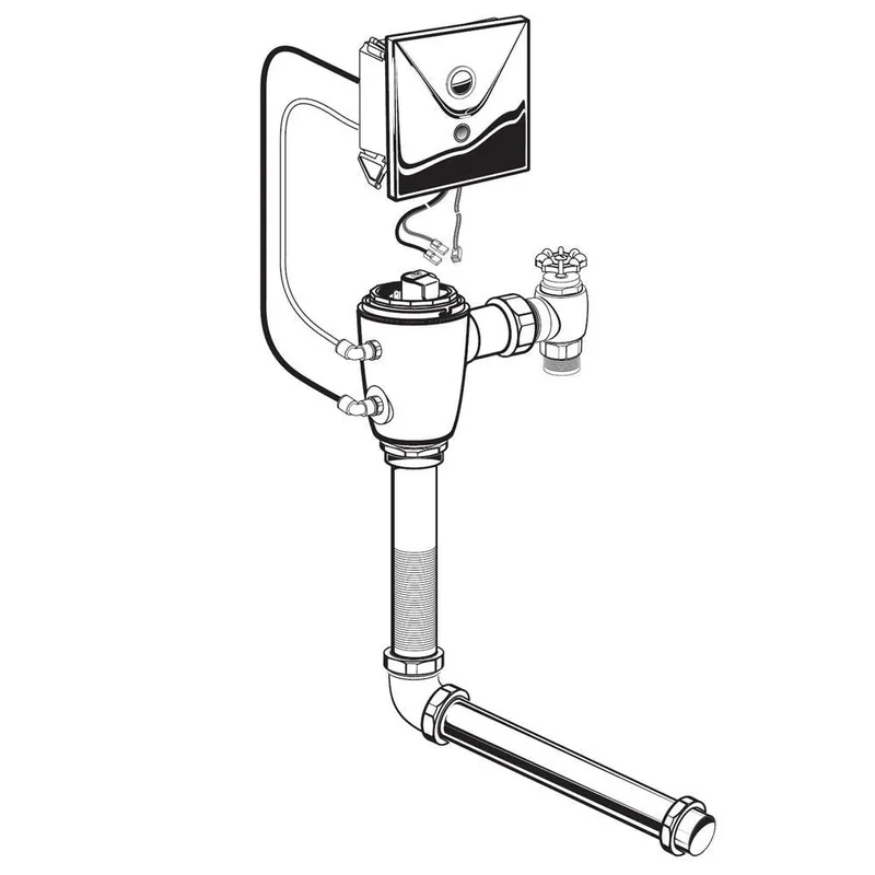 American Standard 606B262.007 Selectronic 6-1/4 in. 1.6 gpf Concealed Toilet Flush Valve