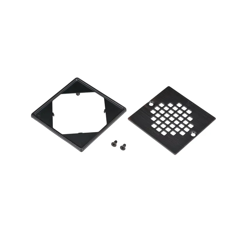 Oatey 42332 130 Series Square Screw-In Strainer With Ring 4.26 in L x 4.26 in W