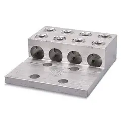 Thomas & Betts ADR80-44D Type ADR-ALCUL Four-Conductor, Four-Hole Mount for Conductor Range Max 800 kcmil, Min 350 kcmil