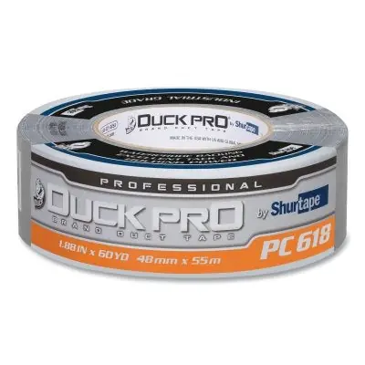 Shurtape 105516 PC 618S Duck Pro by Shurtape Professional Grade Co-Extruded Cloth Duct Tape 48 mm W x 55 m L x 10 mil Thick