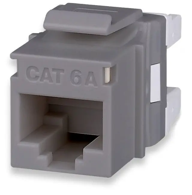 Signamax KJ458MT-C6AC-GY Cat 6A MT-Series Unscreened Keystone Jack Gray